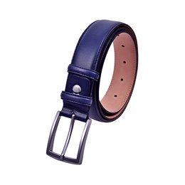 Lacivert Klasik Deri Kemer